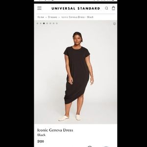 Universal Standard: Black Geneva Dress